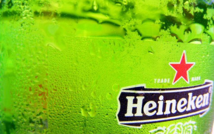 Heineken slogan - open your world - fresh beer