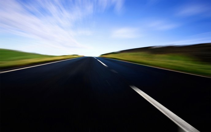 Speed road - HD nature landscape