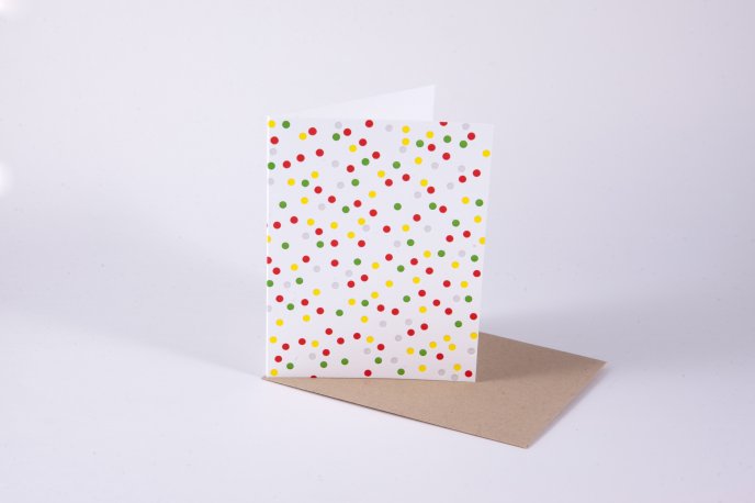 Cards full with colour dots - HD wallpaper