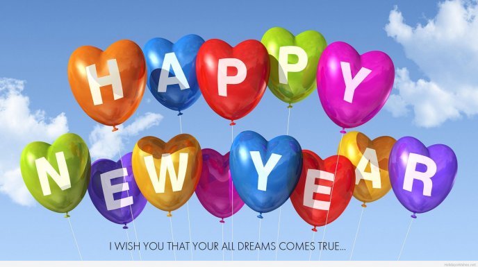 Happy New Year 2015 - all dreams come true