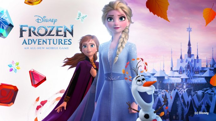 Frozen Adventures - Wonderful poster for the walls Ana Elsa
