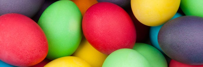 Colorful eggs for Easter Holiday 2022