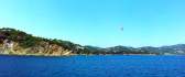 Seagulls near Skiathos Island, Greece - Dual Screen HD