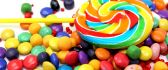 Colored gummy candies - macro HD wallpaper