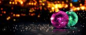 Colorful crystal Christmas balls - Merry Christmas kids