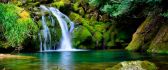 Magic waterfall and wonderful nature wallpaper
