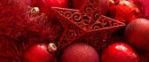 Red accessories for Christmas tree - HD wallpaper 2022