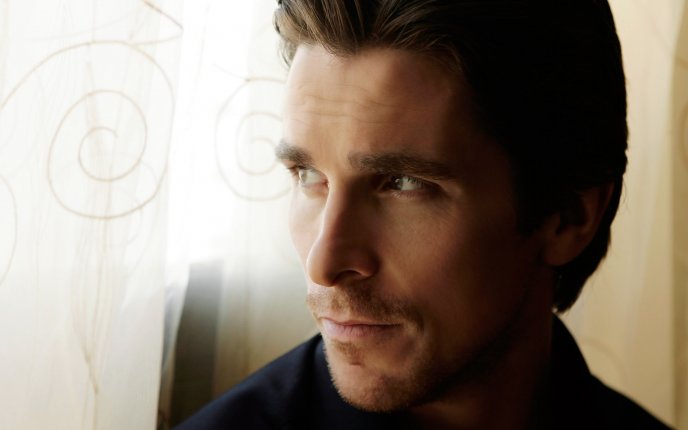 Christian Bale close up HD wallpaper