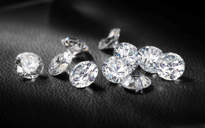 Shiny diamonds HD wallpaper