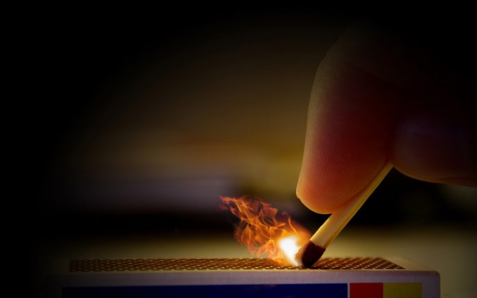 Matchstick - magic flame