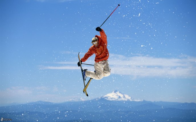 Ski scheme - winter sports