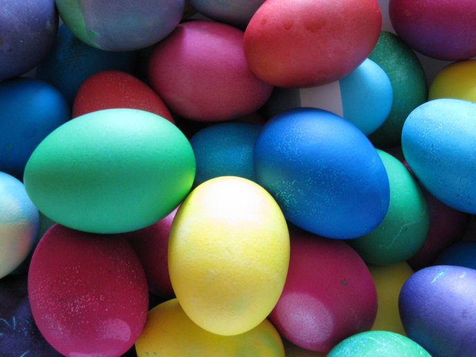 Eggs for Easter - different color
