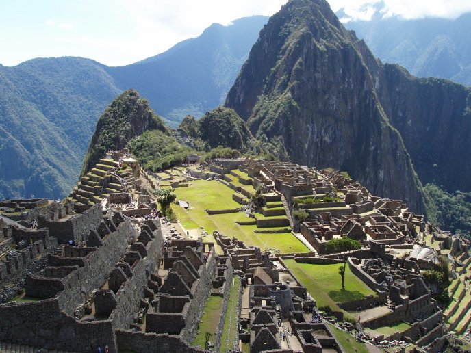 Machu-Picchu monument - wonderful HD wallpaper
