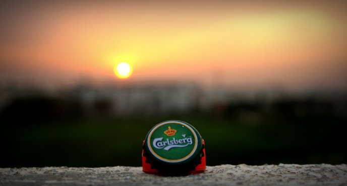 Carlsberg - fresh beer in the early morning