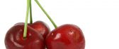 Three cherries tied together - HD wallpaper