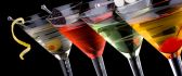 Delicious clubbing drink - martini with fruits