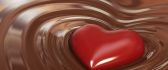 The sweetest moment - heart of chocolate