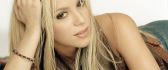 Famous blonde singer - Shakira at a professional photo shoot