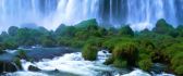Wonder land - beautiful waterfall in the nature