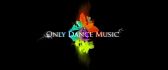 Only dance music - painting on a dark wall