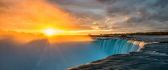 Sunrise over the Niagara Falls - Fantastic moment
