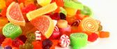 Sweet fruit jelly and lollipops - HD wallpaper