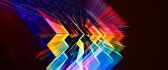 3D digital art - Rainbow colors in a wallpaper