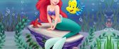 Ariel - the little mermaid and her friend fish - Cartoon TV