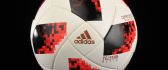 White and red Adidas football ball - Fifa World Cup Russia