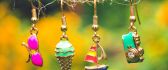 Summer accessories on Golden Pendants -miscellaneous photo