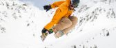 Winter sports - Wonderful jump skiing time - White mountains